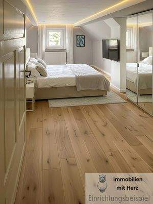 Sanierungsbeispiel Zimmer Dachgeschoss