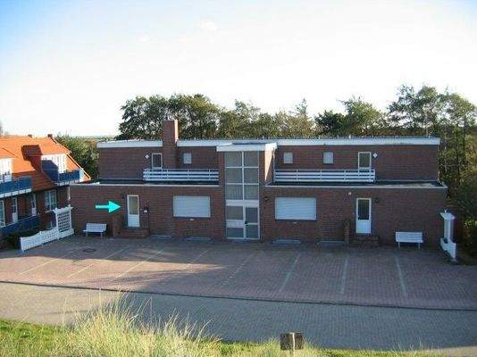 Vorderansicht des Hauses