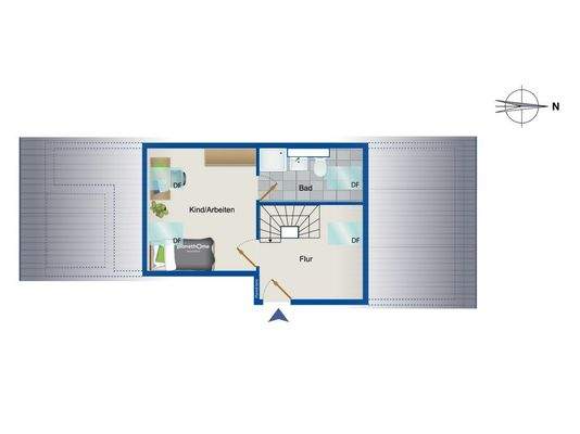 Grundriss Dachgeschoss