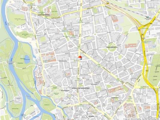 Geolyzer Kartenausschnitt