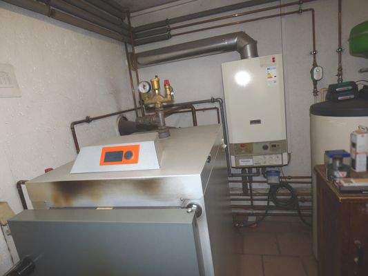 Holzvergaserkessel+Gastherme