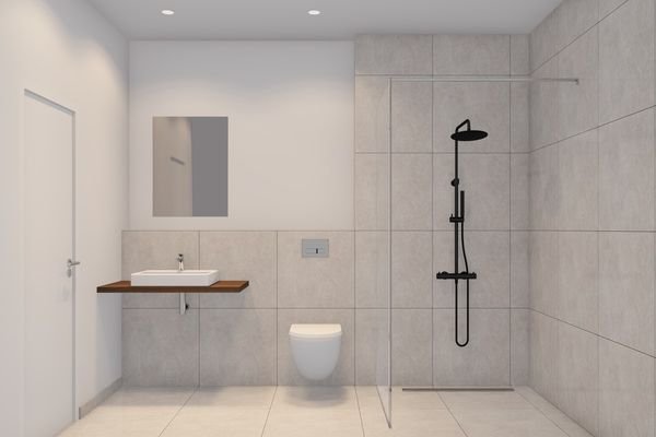 Badezimmer - 3D Rendering