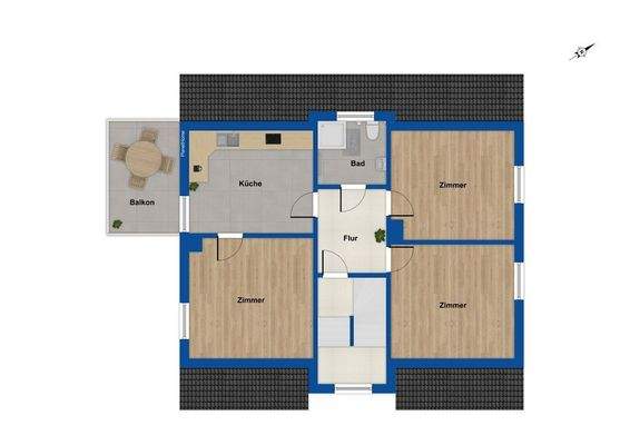 Grundriss Dachgeschoss