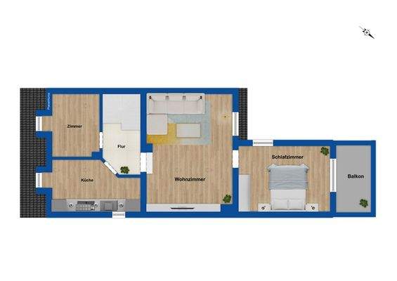 Grundriss Dachgeschoss