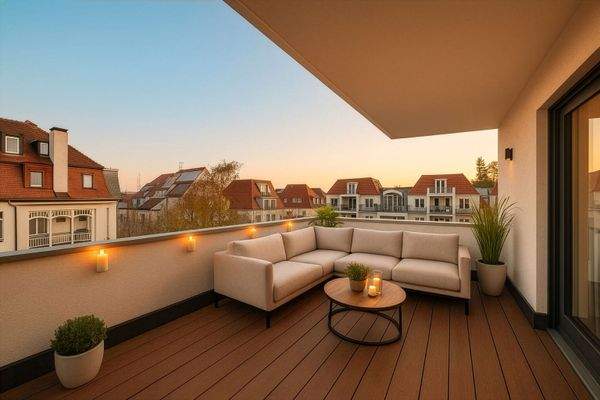 Visualisierung - 2.OG - Dachterrasse
