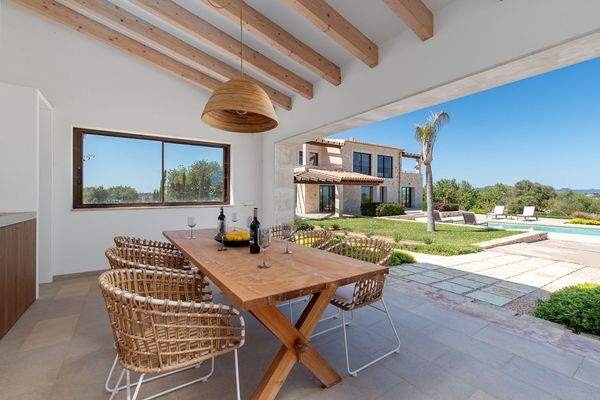 Schattiger Barbecuebereich