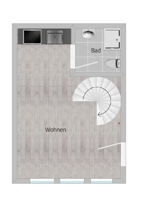 Aufteilung Appartement 