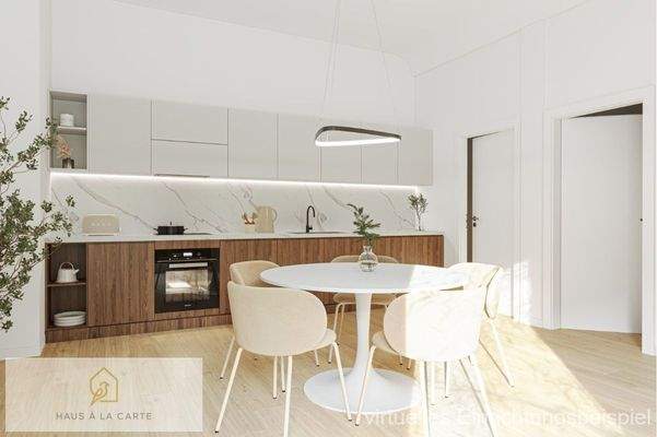 Küche - virtuelles Möblierungsbeispiel