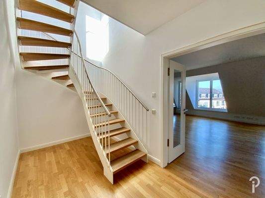 Aufgang zur Dachterrasse