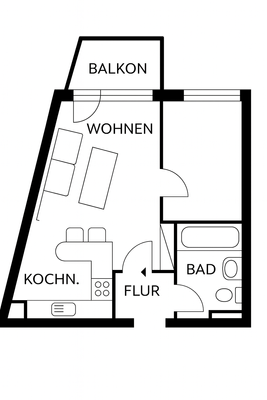 Grundriss nicht Maßstabsgetreu