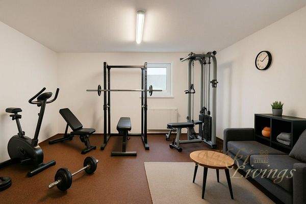 Fitnessraum visualisiert