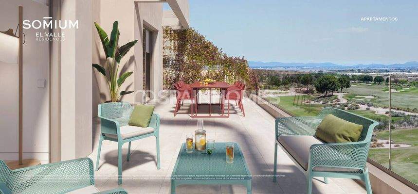 Golf Flats with Shared Pool and Garden in Murcia