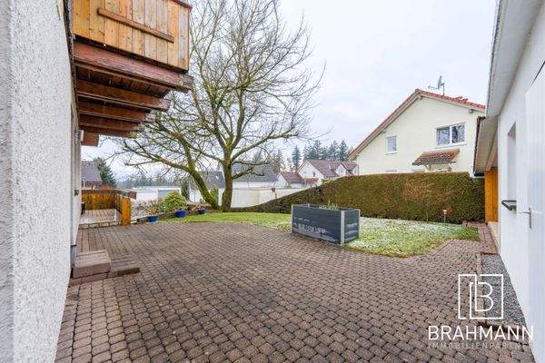 Außensitz der EG Wohnung