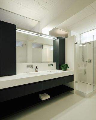 Das hochwertige Badzimmer...