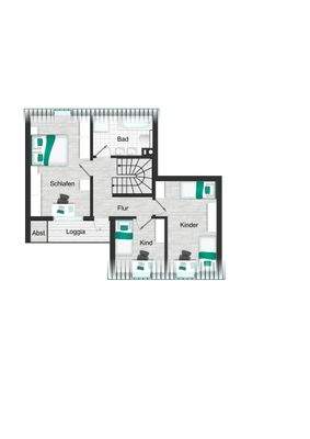 Grundriss Obergeschoss