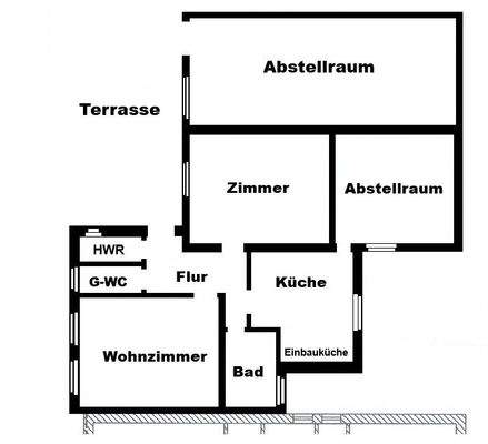 Einliegerwohnung im Anbau