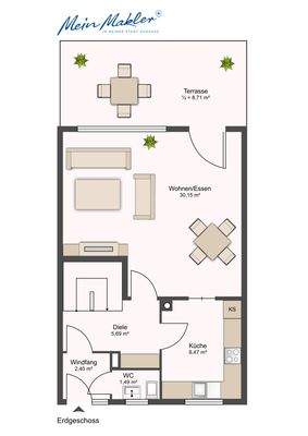 Grundriss Erdgeschoss 