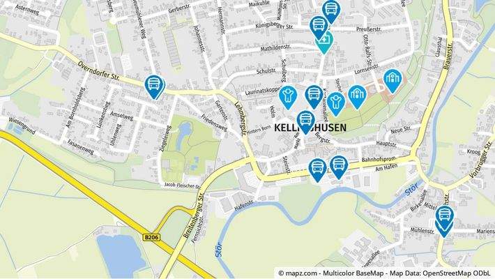 Geolyzer Kartenausschnitt