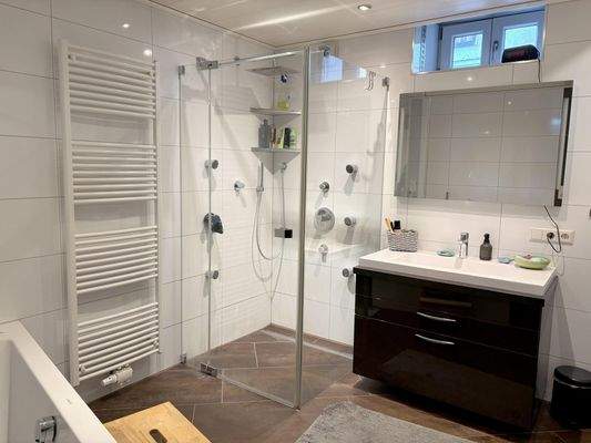 Bad im Untergeschoss - Ansicht Dusche