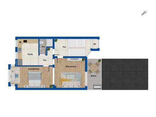 Grundriss 1. Obergeschoss