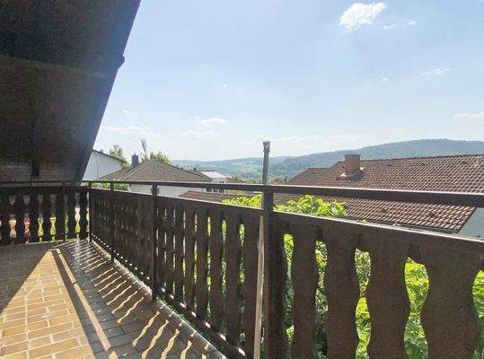 Balkon im Dachgeschoss