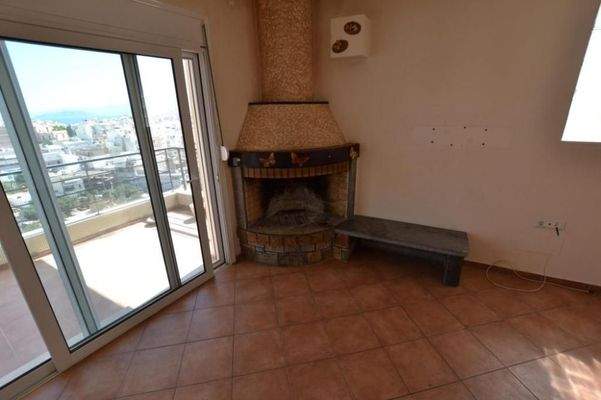 Kreta, Agios Nikolaos: Penthouse-Wohnung miit 3 Schlafzimmern und Meerblick