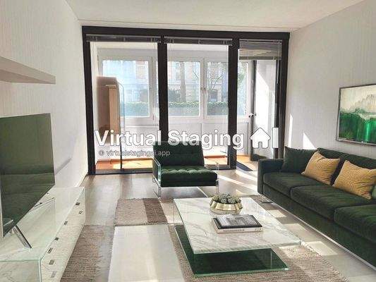 Virtual Staging Wohnzimmer