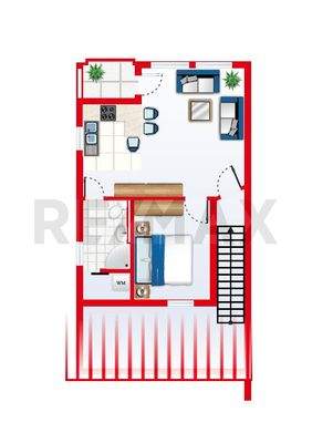 Lorcher Straße 13_2 Zi._Der Grundriss dient ausschließlich der veranschaulichenden Darstellung und erhebt keinen Anspruch auf Maßstabstreue oder Vollständigkeit.