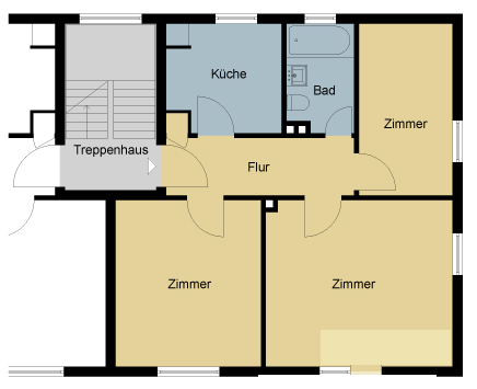 Grundrissskizze