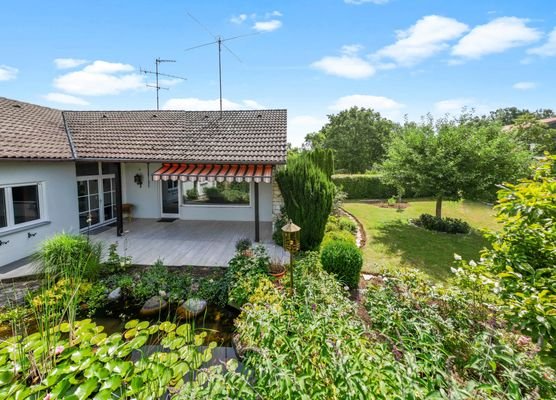 Terrasse in Westausrichtung