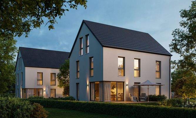 AUSSENANSICHT BEI DÄMMERUNG