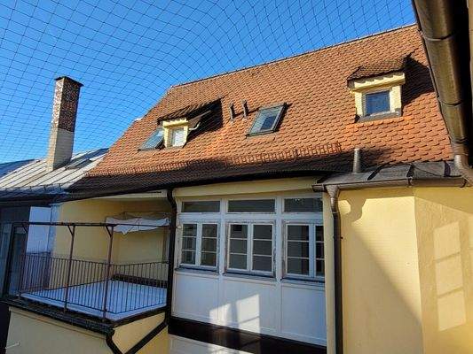 Balkon in den Innenhof