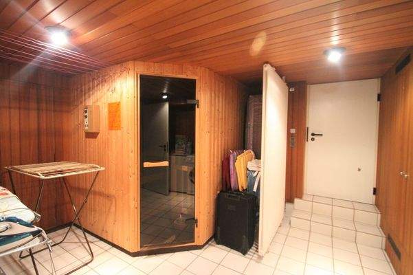 Sauna Kellergeschoss