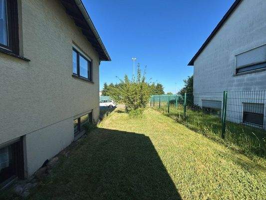 Rückansicht Haus und Garten