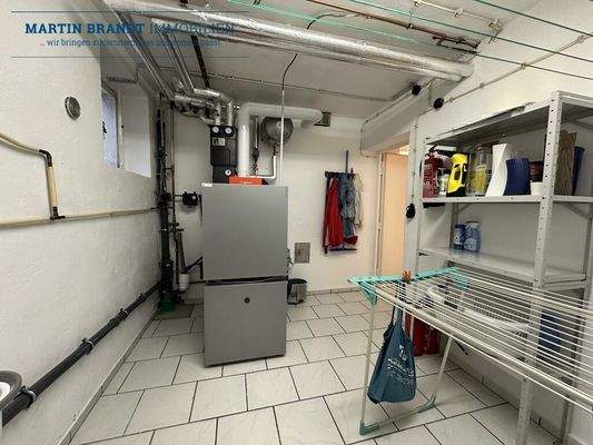 Wasch- und Heizungsraum