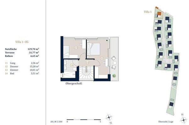 Obergeschoss & Lageplan