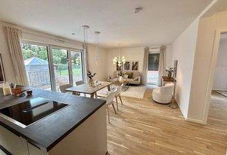 Eingerichtete Musterwohnung in den Mosbach-Gärten