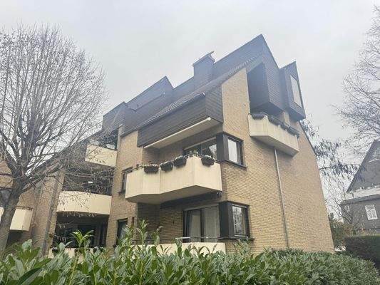 seitliche Hausansicht