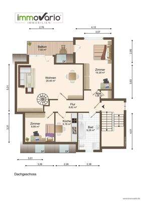 Grundriss Dachgeschoss