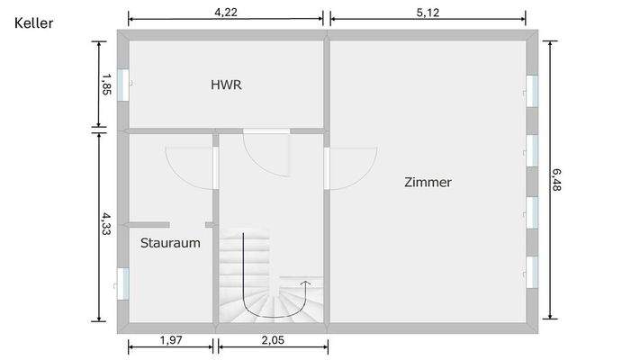 Grundriss Obergeschoss