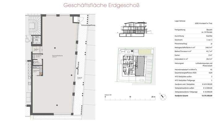 Grundriss-Geschäftsfläche