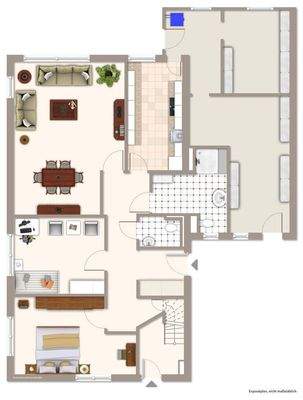 Grundrissbeispiel Erdgeschoss