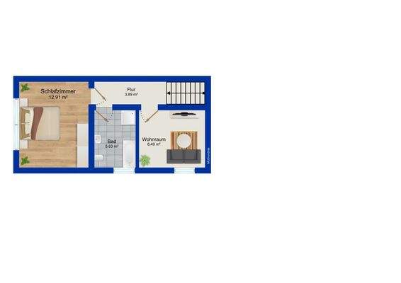 Grundriss Obergeschoss