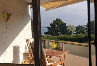 Windgeschützte Bereich mit elektr. Markise