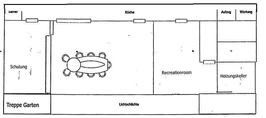 Grundriss Souterrain