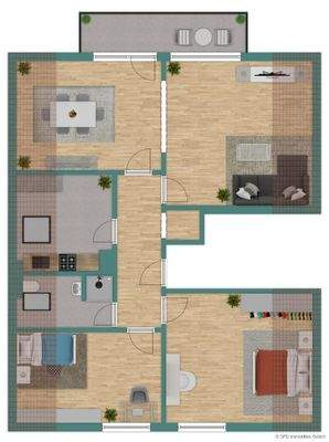 Grundriss Skizze Dachgeschoss