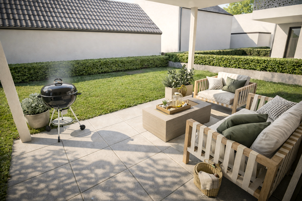 Whg 9 - Terrasse + Garten