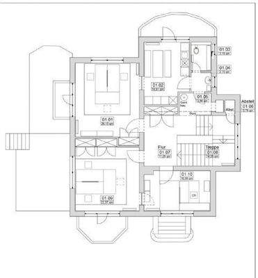 Grundriss 1. Obergeschoss