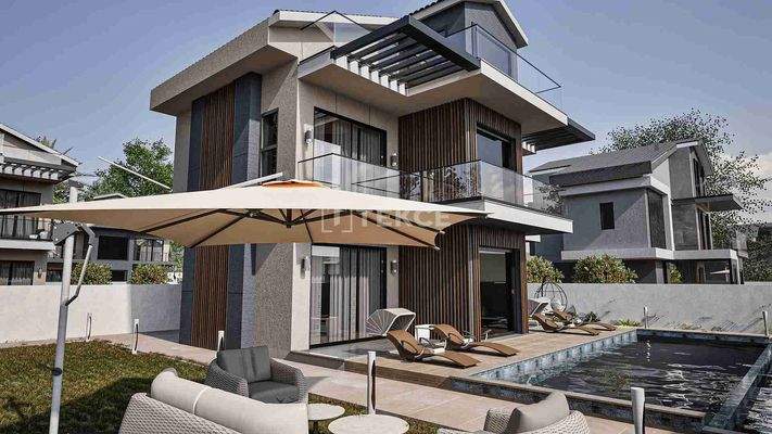 4-bedroom Detached Villas for Sale in Fethiye Çalış