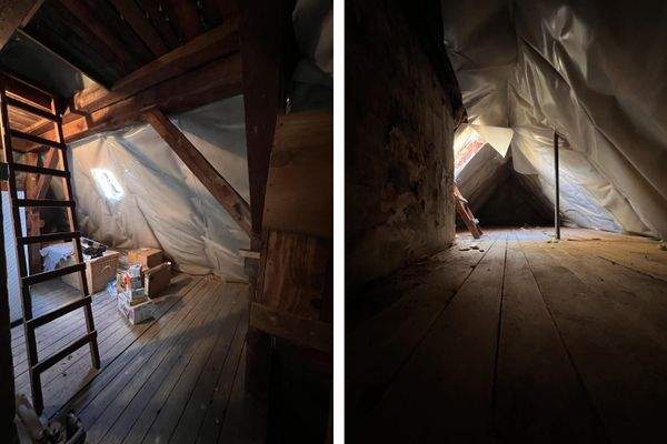 Dachboden kann ausgebaut werden